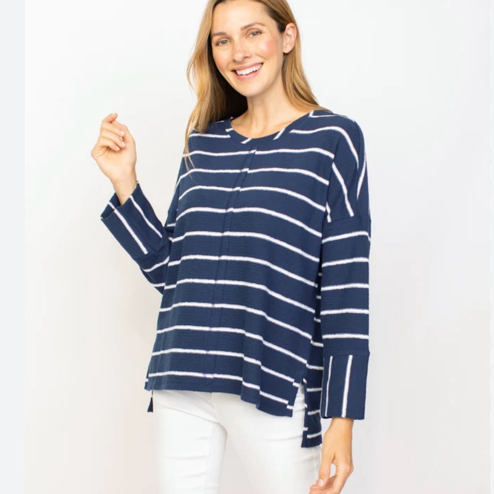 Habitat Navy Stripe Top